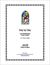 Day by Day SATB choral sheet music cover